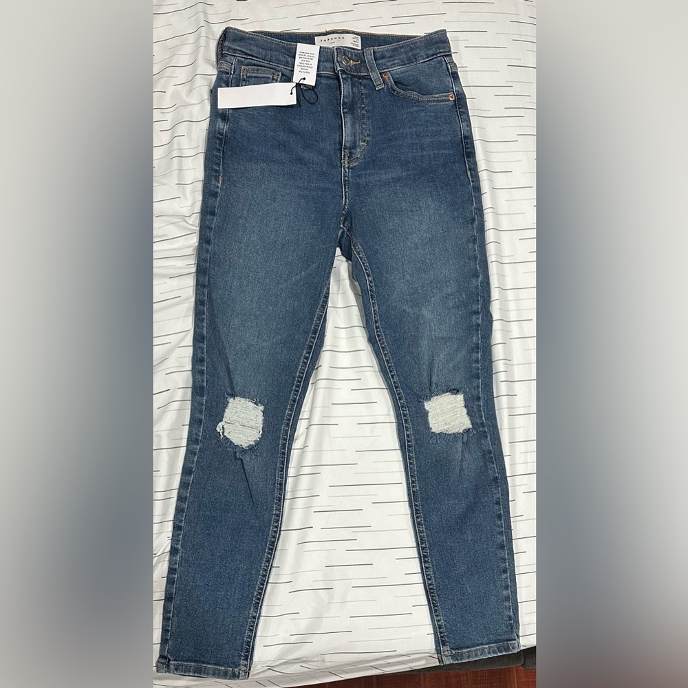 TopShop ripped skinny jeans NEW
